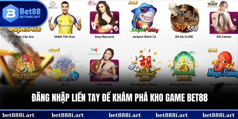 Đăng nhập liền tay, tận hưởng thiên đường cùng BET88